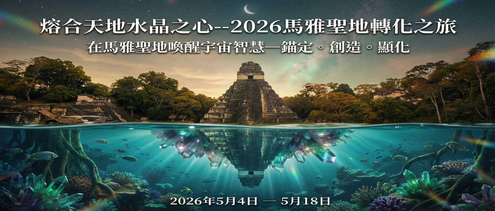 熔合天地水晶之心2026馬雅聖地轉化之旅